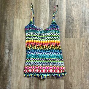 LF The Story of Lola skirted printed romper